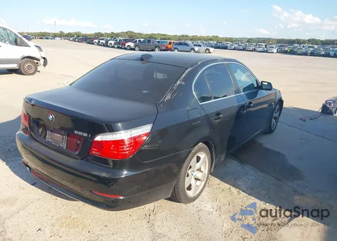 2008 BMW 528 из США, поврежденный, VIN WBANU53518CT17369